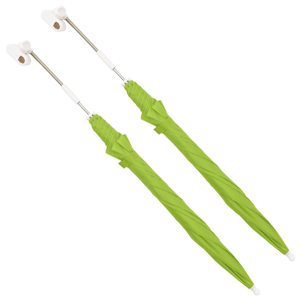 Parasoller til campingstol 2 stk grønn 105 cm
