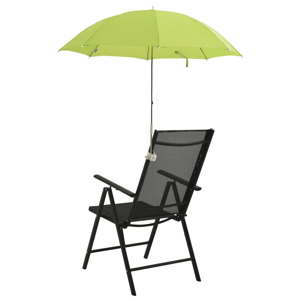 Parasoller til campingstol 2 stk grønn 105 cm