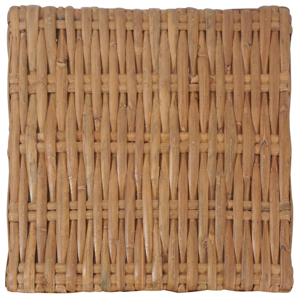 Salongbord 47x47x28 cm naturlig rotting