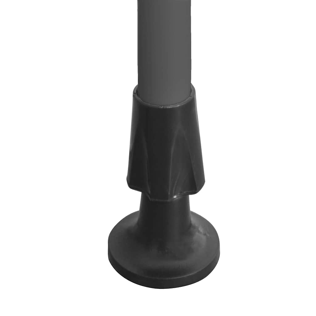 Manuell uttrekkbar markise med LED 300 cm oransje og brun vidaXL