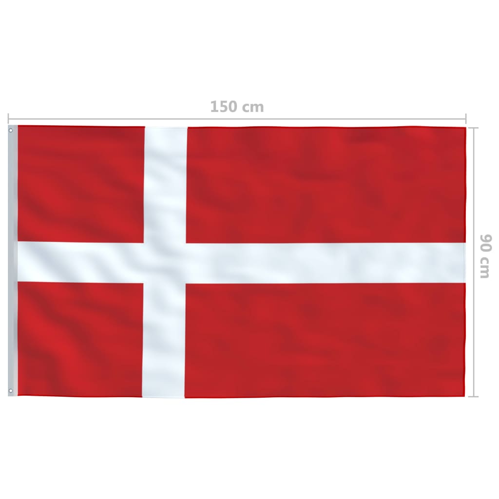 Dansk flagg 90x150 cm
