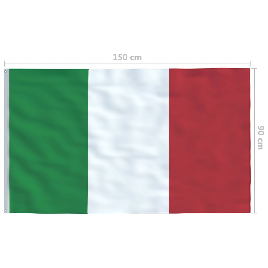 Italiensk flagg 90x150 cm