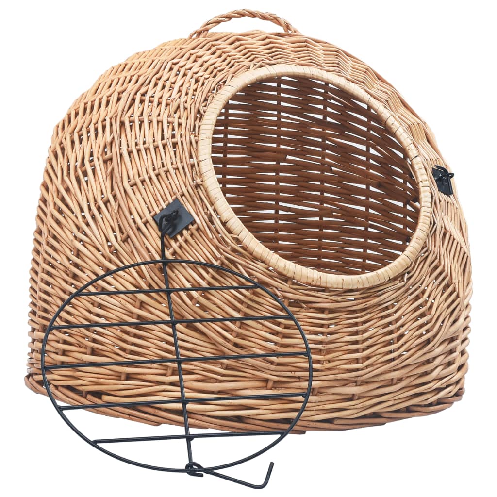 Kurvhule for katter 50x42x40 cm naturlig selje