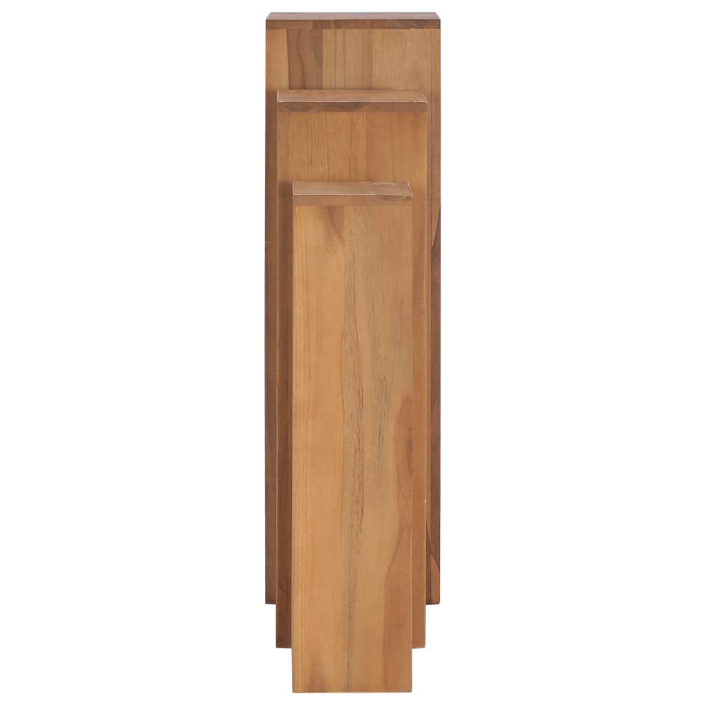 Plantestativsett 3 stk heltre teak