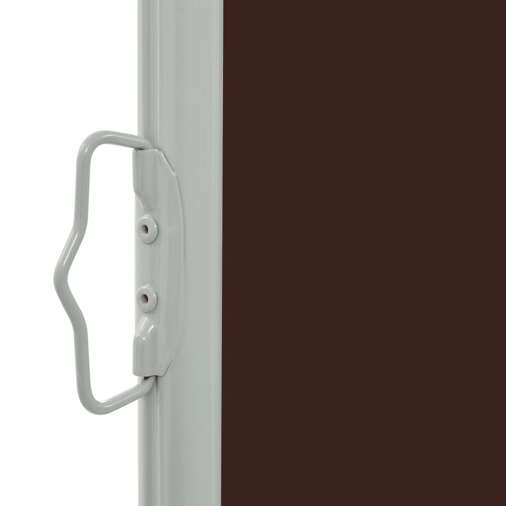 Uttrekkbar sidemarkise 160x300 cm brun