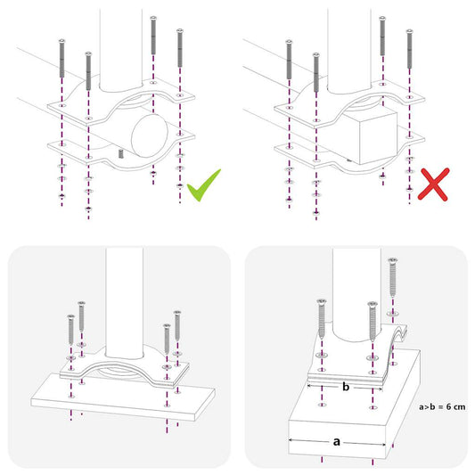 Uttrekkbar sidemarkise 60x300 cm kremhvit