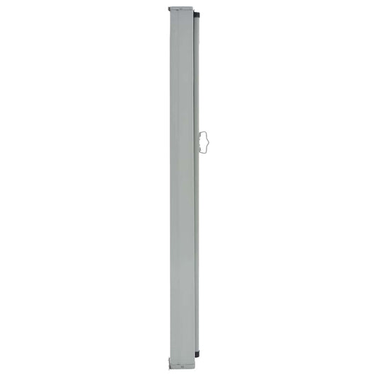 Uttrekkbar sidemarkise 60x300 cm grå