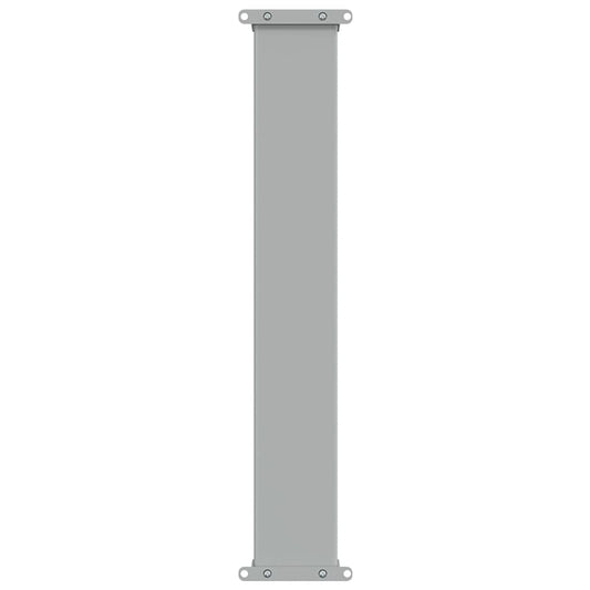Uttrekkbar sidemarkise 80x300 cm kremhvit vidaXL