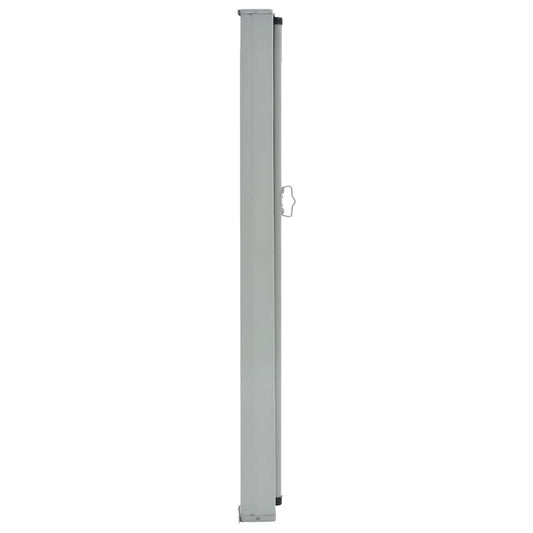 Uttrekkbar sidemarkise 80x300 cm grå