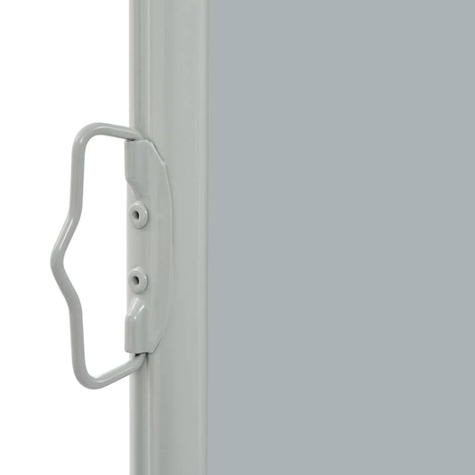 Uttrekkbar sidemarkise 80x300 cm grå