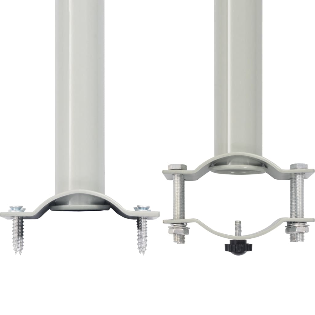 Uttrekkbar sidemarkise 80x300 cm brun