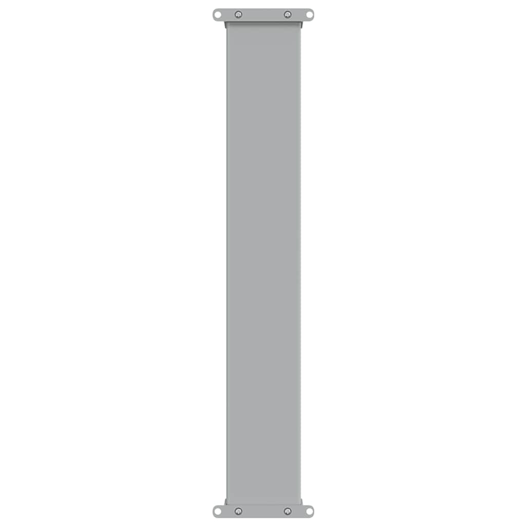 Uttrekkbar sidemarkise 80x300 cm rød