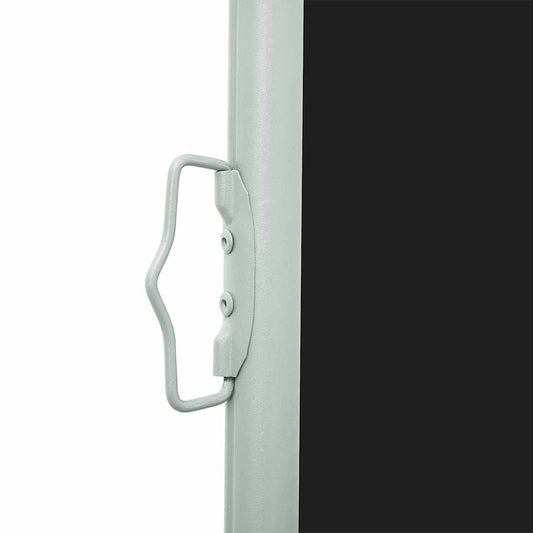 Uttrekkbar sidemarkise 170x300 cm svart