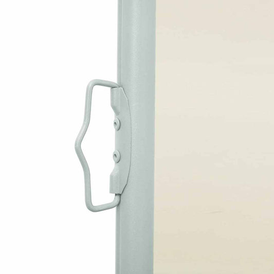 Uttrekkbar sidemarkise 170x300 cm kremhvit