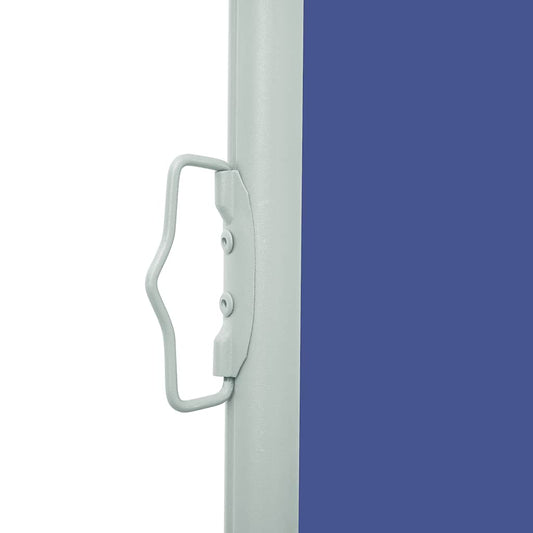 Uttrekkbar sidemarkise 170x300 cm blå