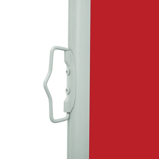 Uttrekkbar sidemarkise 170x300 cm rød