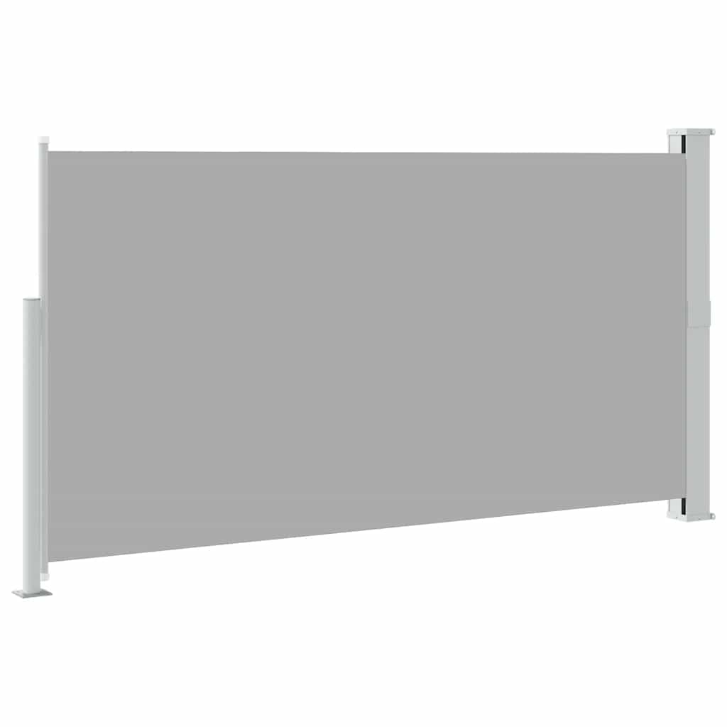 Uttrekkbar sidemarkise 170x300 cm grå