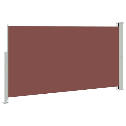 Uttrekkbar sidemarkise 170x300 cm brun