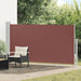 Uttrekkbar sidemarkise 170x300 cm brun