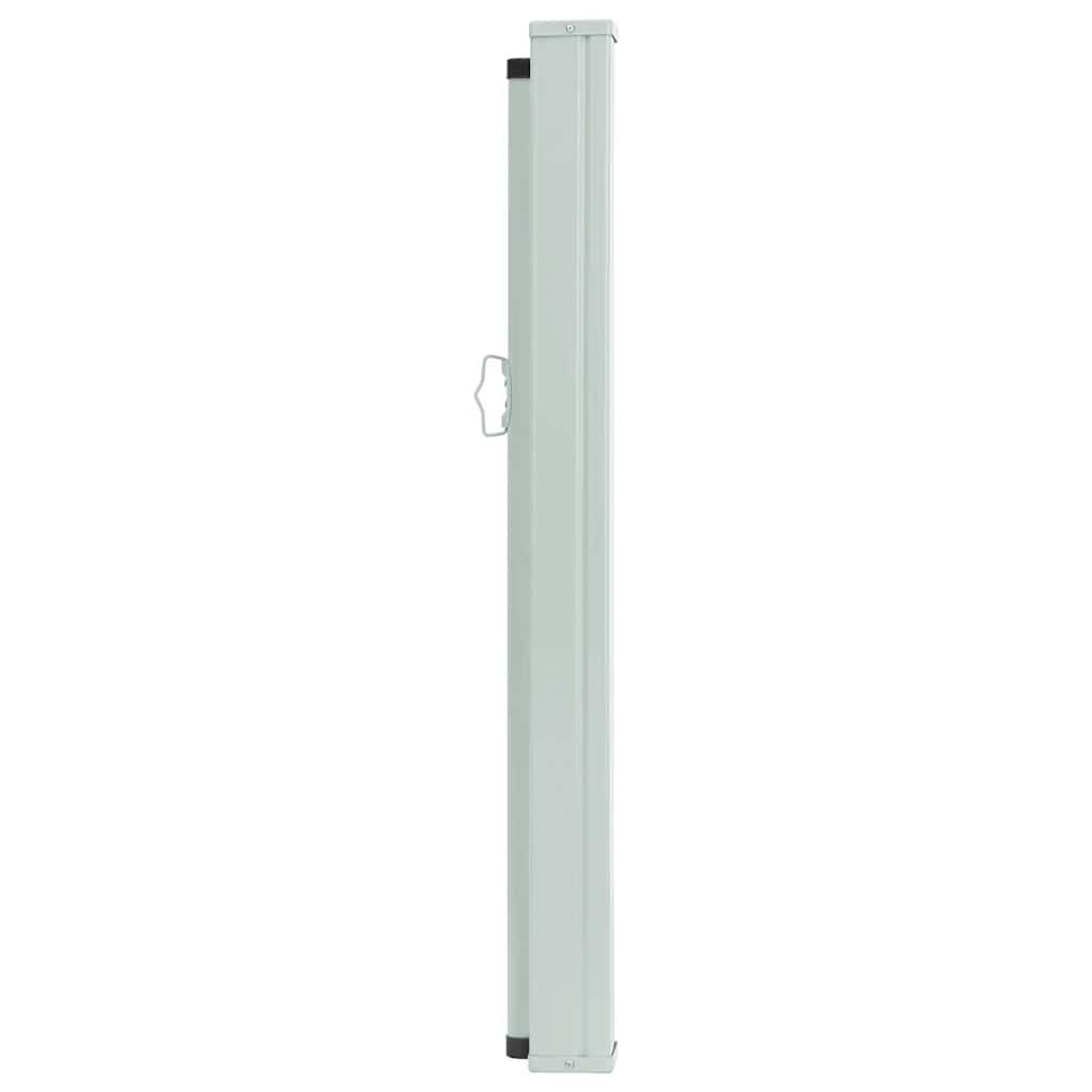 Uttrekkbar sidemarkise 100x300 cm svart