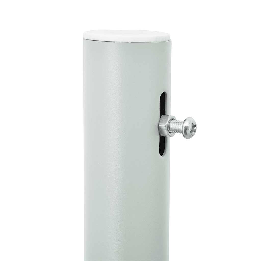 Uttrekkbar sidemarkise 100x500 cm kremhvit vidaXL