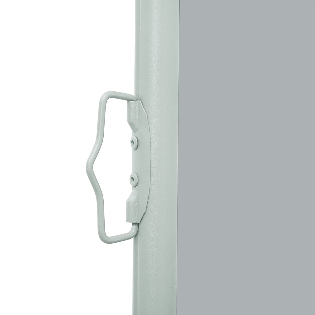 Uttrekkbar sidemarkise 120x500 cm grå