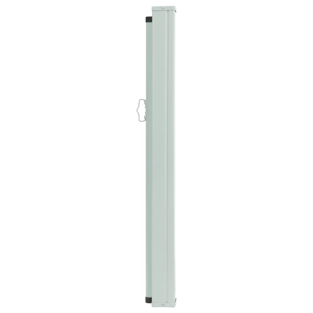 Uttrekkbar sidemarkise 140x500 cm svart