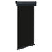Sidemarkise for balkong 80x250 cm svart
