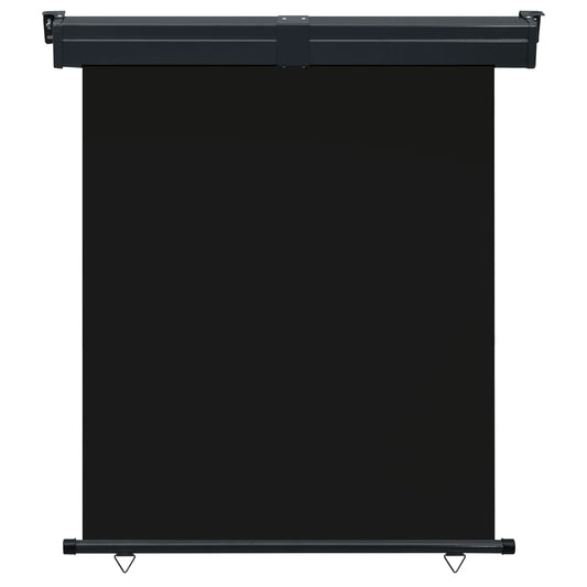 Sidemarkise for balkong 145x250 cm svart