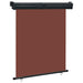Sidemarkise for balkong 145x250 cm brun