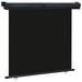 Sidemarkise for balkong 165x250 cm svart