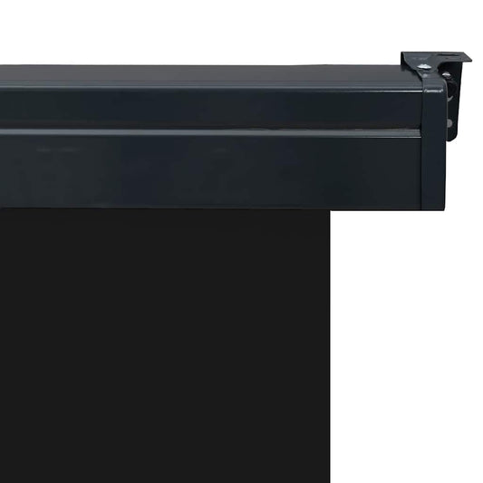 Sidemarkise for balkong 165x250 cm svart