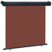 Sidemarkise for balkong 170x250 cm brun