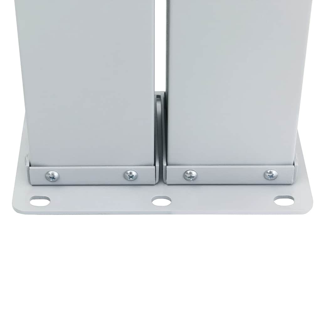 Uttrekkbar sidemarkise 100x600 cm antrasitt vidaXL