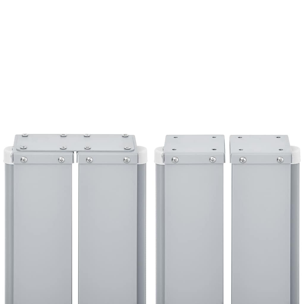 Uttrekkbar sidemarkise 100x600 cm antrasitt vidaXL