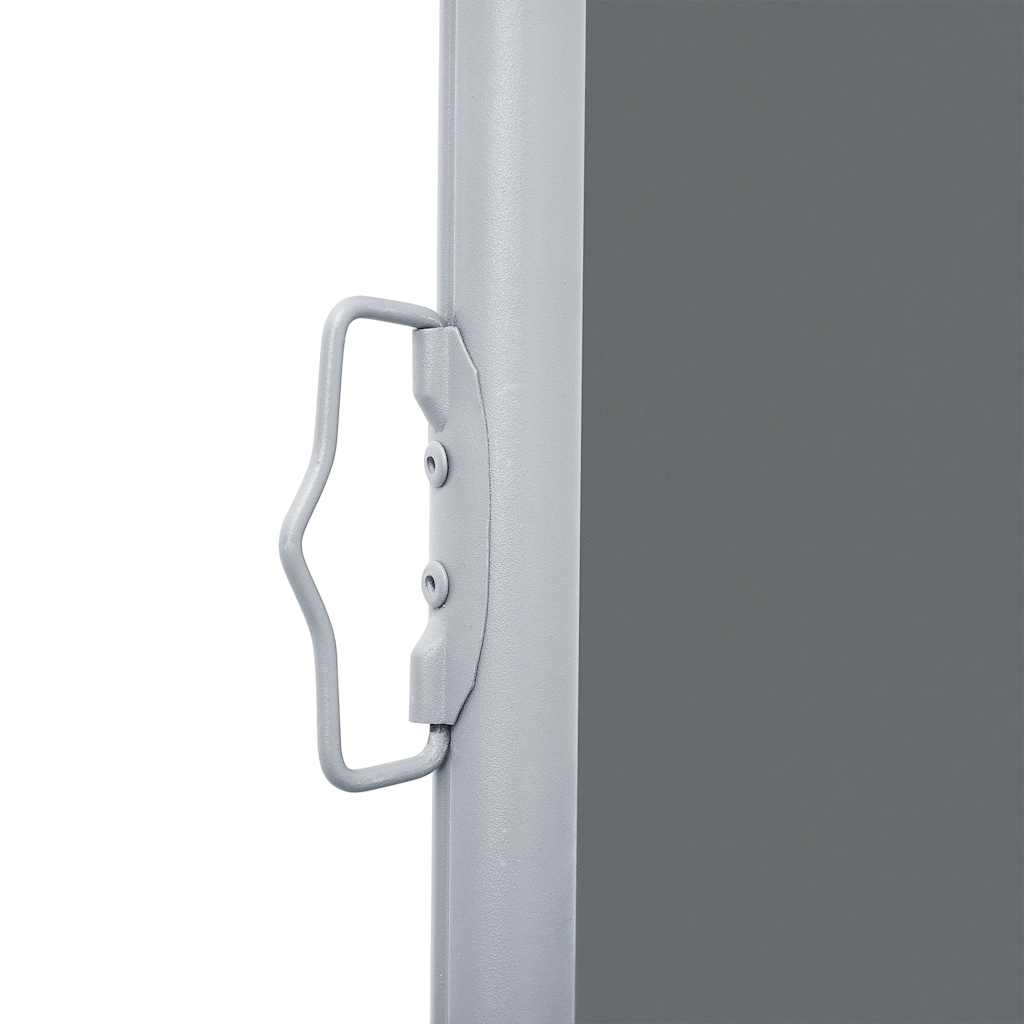 Uttrekkbar sidemarkise 120x1000 cm antrasitt vidaXL