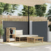 Uttrekkbar sidemarkise 120x1000 cm antrasitt vidaXL