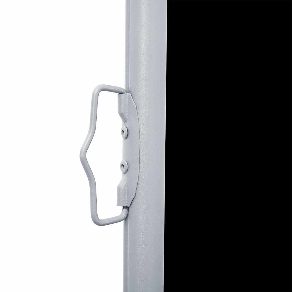 Uttrekkbar sidemarkise 140x1000 cm svart vidaXL