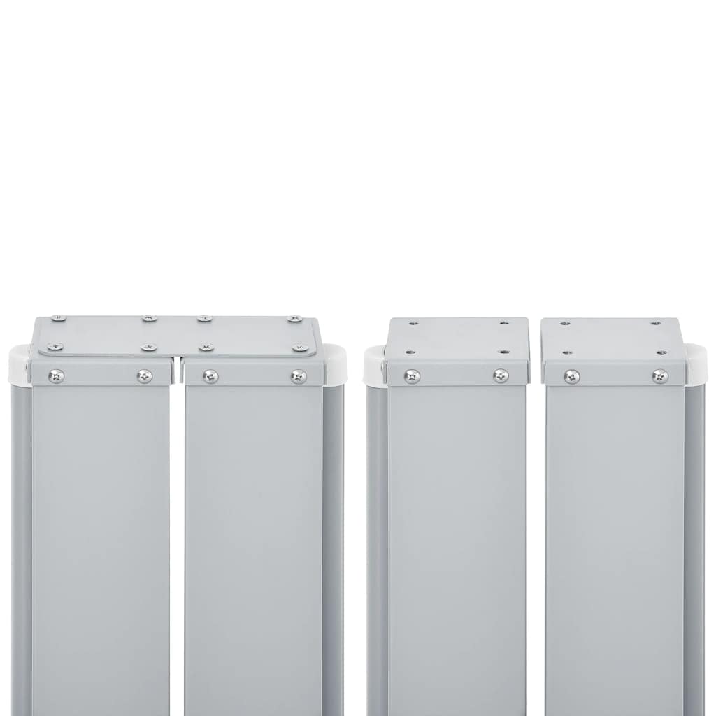 Uttrekkbar sidemarkise 140x1000 cm svart vidaXL