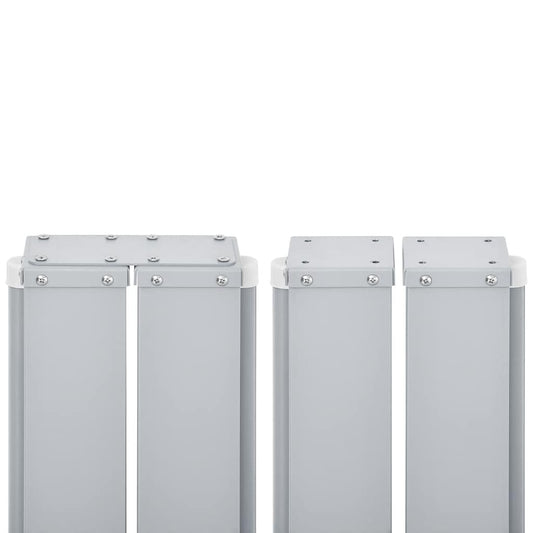 Uttrekkbar sidemarkise 140x1000 cm antrasitt vidaXL