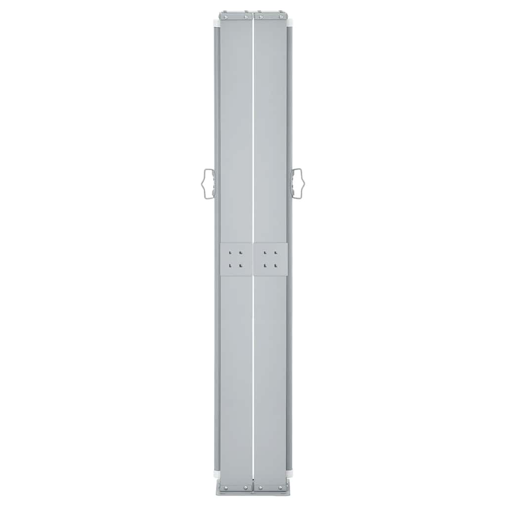 Uttrekkbar sidemarkise 170x1000 cm kremhvit