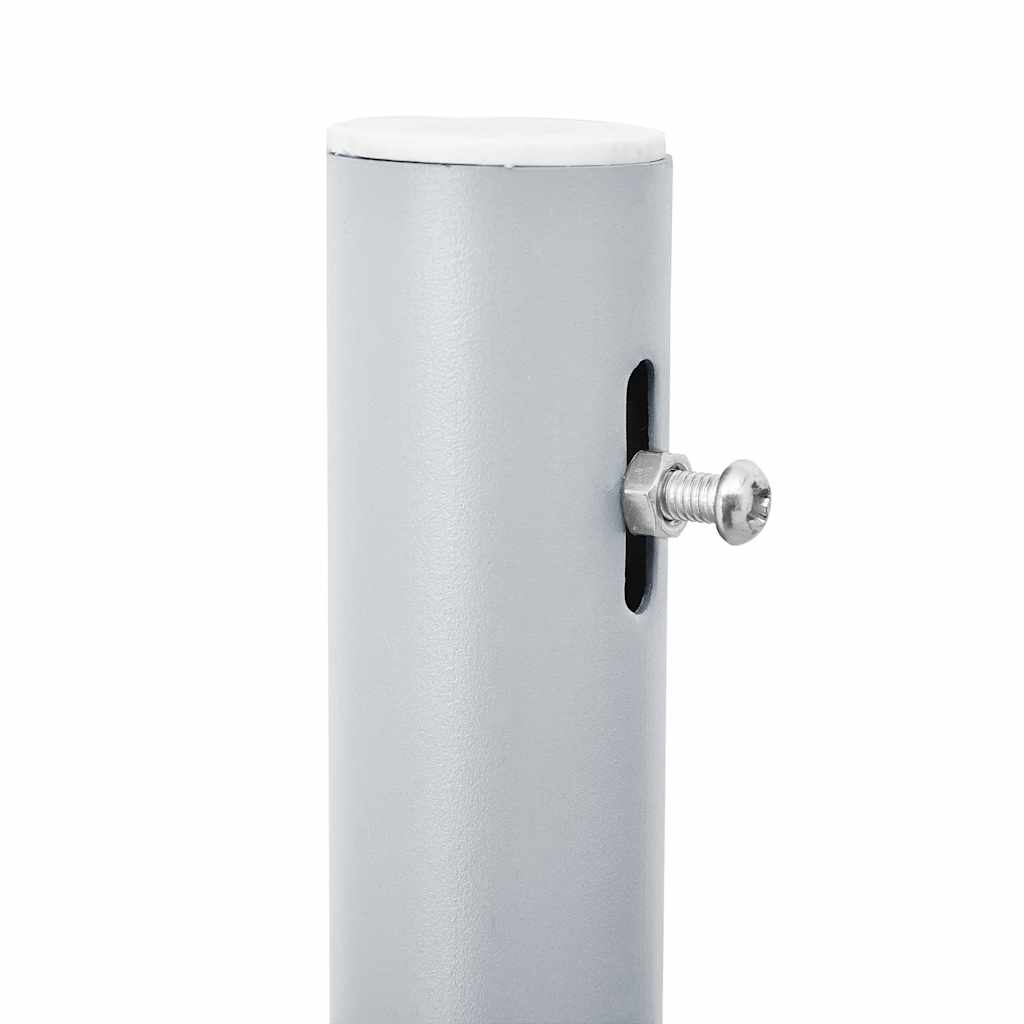 Uttrekkbar sidemarkise 170x1000 cm kremhvit