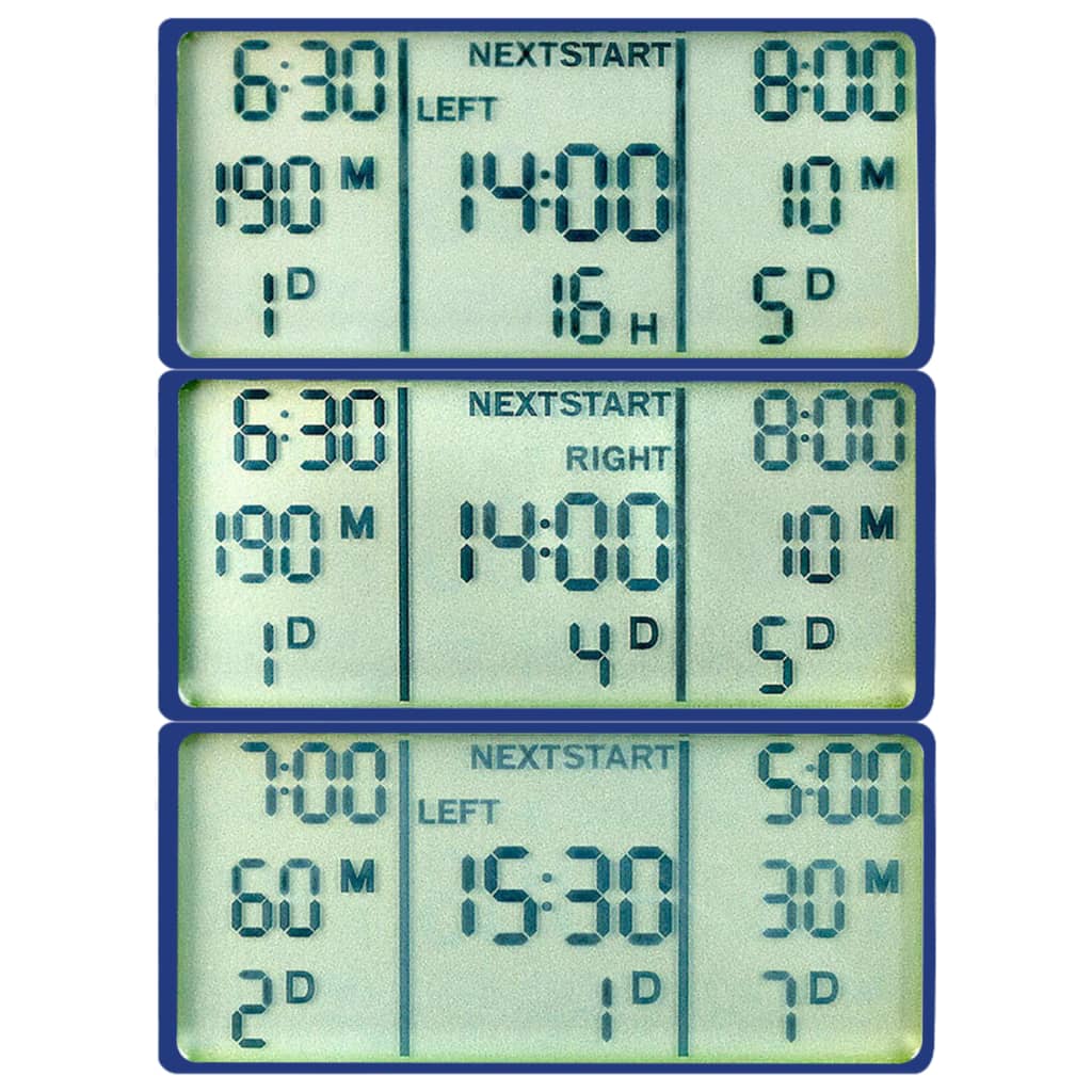 Automatisk digital vanningstimer med to krankoblinger