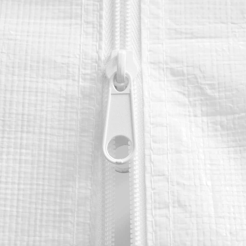 Profesjonelt festtelt med sidevegger 4x6 m hvit 90 g/m²