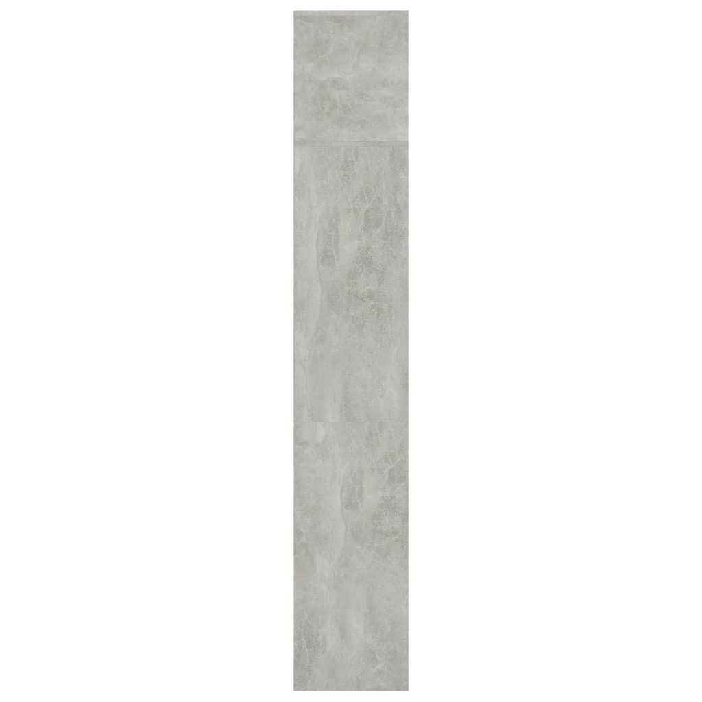 Skapsett 3 deler betonggrå 180x30x180 cm