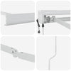 Markise Hvit 4,5 × 3 m Metall