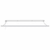 Markise Hvit 4,5 × 3 m Metall