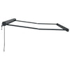 Markise Antrasitt 3 x 2,5 m Metall
