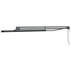 Markise Antrasitt 3,5 x 2,5 m Metall