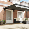 Markise Antrasitt 4 × 3 m Metall